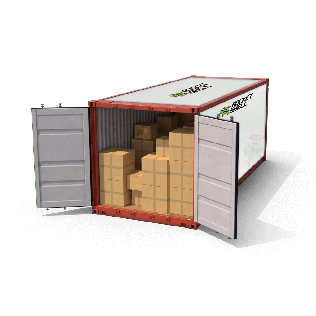 8x8x16 portable storage container